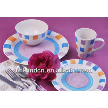 KC-00185/ceramic plate set/round shape/decal